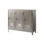 Schrank Casier B3 metall silber / 3 Türen - B 120 x H 102 cm / Neuauflage 1930 - Tolix