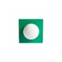 Lampe de table Hublot métal vert / Sans pied - 45 x 45 cm - Axel Chay
