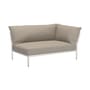Canapé de jardin 2 places Level 2 / Dossier extra moelleux - Angle droit - L 139 x P 92,5  cm - Houe