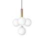 Miira 4 Pendant glass gold / Ø 38 cm - NUURA