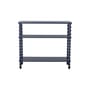 Salino Console wood blue / Shelving Unit - W 90 x D 30 x H 81 cm - Bloomingville