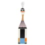 Decorazione Wooden Doll No. 1 super large legno multicolore / By Alexander Girard, 1952 - H 80 cm - Vitra