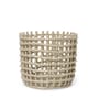 Korb Ceramic Large keramik beige / Ø 23,5 x H 21 cm - Handgefertigt - Ferm Living
