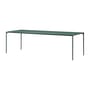 Novo Rectangular table metal green / 240 x 90 cm - Metal - AYTM
