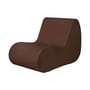 Lounge Sessel Rouli textil braun / Modulares Gartensofa - Ferm Living