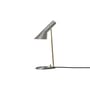 AJ Mini Table lamp metal grey / H 43 cm - Swivel / Arne Jacobsen, 1957 - Louis Poulsen