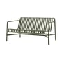 Canapé de jardin 2 places Palissade Lounge métal vert / L 139 cm - Bouroullec, 2016 - Hay