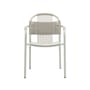 Cleo Stackable armchair plastic material green / Polypropylene rope - Vincent Sheppard