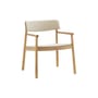 Fauteuil bas rembourré Timb tissu beige - Normann Copenhagen