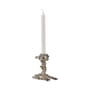 Kerzenleuchter Drip Small metall silber / H 14 cm - Pols Potten