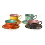 Tasse à thé Grandpa / Set de 4 - Avec soucoupes - Pols Potten