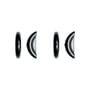 Accessorio  materiale plastico nero / Set di 4 cuscinetti di protezione AA per Poltrona - AIRBORNE