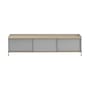 Anrichte Enfold metall grau / L 186 x H 48 cm - Muuto