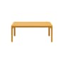 Net Coffee table composite material yellow / 100 x 60 x H 40 cm - NARDI