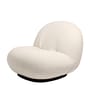 Poltrona imbottita Pacha tessuto bianco beige / Pierre Paulin - Riedizione 1975 - Gubi