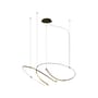 Sospensione Zigouzi LED metallo oro / L 150 cm - Dix Heures Dix