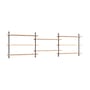 Étagère Wall Shelving – ws.65.3 bois naturel / L 239 x H 65 x Prof. 17,5 cm - MOEBE