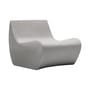 Poltrona bassa Sign Matt materiale plastico grigio - MDF Italia