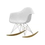 RE RAR - Eames Plastic Armchair Rocking chair plastic material white / (1950) - Recycled - Vitra