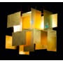 Suspension 1000 Karat Blau   / Feuille d'or - 64 x 64 cm - Ingo Maurer