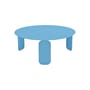Table basse Bebop métal bleu / Ø 80 x H 32 cm - Fermob