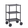 Ablage Flow metall blau / 3 Ablageplatten - Geprägter Stahl - Muuto