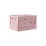 Boîte Box Medium plastique rose / 40 x 29 x H 23,7 cm - Empilable - STUDIO ABOUT
