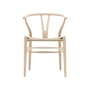 Chaise CH24 - Wishbone Chair bois naturel / Hans J. Wegner, 1950 - Corde de papier - CARL HANSEN & SON