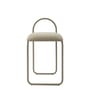 Angui Padded chair textile beige / Recycled polyester - AYTM