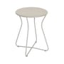 Cocotte Stool metal grey / End table - H 45 cm / Metal - Fermob