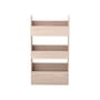 Moris Wall shelf natural wood / Book display unit - W 38 x H 70 x D 12 cm - Bloomingville