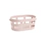 Panier à linge  plastique rose Small / 57 x  37 x H 24 cm - Recyclé - Hay