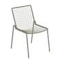 Sedia impilabile Rio R50 metallo grigio / Metallo - Emu