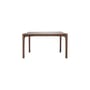 Tavolo rettangolare PI legno naturale / 140 x 80 cm - Teak massello / 6 persone - Ethnicraft