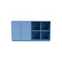 Anrichte Pair holz blau / B 139,2 x T 38 x H 72,6 cm - MONTANA