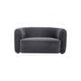 Canapé droit Malala tissu gris / L 152 cm - Velours - Bloomingville