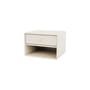 Wandmontierter Nachttisch Dash holz weiß / Konsole - L 35,4 x T 30 x H 24 cm - MONTANA