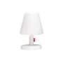 Outdoorlampe Edison the Medium Bluetooth plastikmaterial weiß / H 51 cm - LED - Fatboy