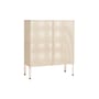 Highboard Perforated Cabinet Medium metall weiß / B 89 x H 106,5 cm - Hay