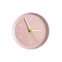 Horloge murale  plastique rose / Jasper Morrison, 2008 - Recyclé - Hay