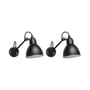  Promo pack metal black / Set 2 Bathroom wall lights N°104 Bath - DCW éditions