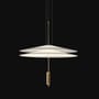 Sospensione Flamingo materiale plastico bianco LED / Ø 70 cm - Vibia