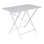 Table pliante Bistro métal blanc / 97 x 57 cm - 4 personnes - Trou parasol - Fermob