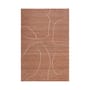 Teppich Gesso textil orange / 170 x 240 cm - Ferm Living