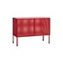 Anrichte Perforated Cabinet Small metall rot / B 89 x H 66,5 cm - Hay