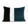 Sicilia Cushion textile blue / Velvet - 40 x 55 cm - Maison Sarah Lavoine