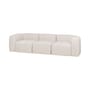 Divano destro Flom tessuto beige / 3 posti - L 262 cm - NOO.MA