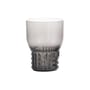 Trama Small Glass plastic material grey / H 11 cm - Kartell