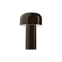 Lampe sans fil rechargeable Bellhop plastique marron - Flos