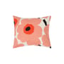 Taie d'oreiller 65 x 65 cm Unikko orange / Satin de coton biologique - Marimekko